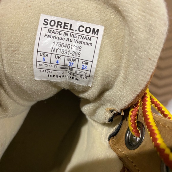 Sorel Cheyanne II Lace Waterproof Snow Boots Women US 5 (like 6.5) EU 37 CM 23 - Picture 12 of 12